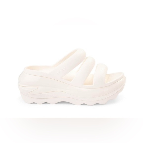 BNWT Crocs Mega Crush Triple Strap Sandals – Chalk White – Style ID: 521539 - Picture 4 of 15